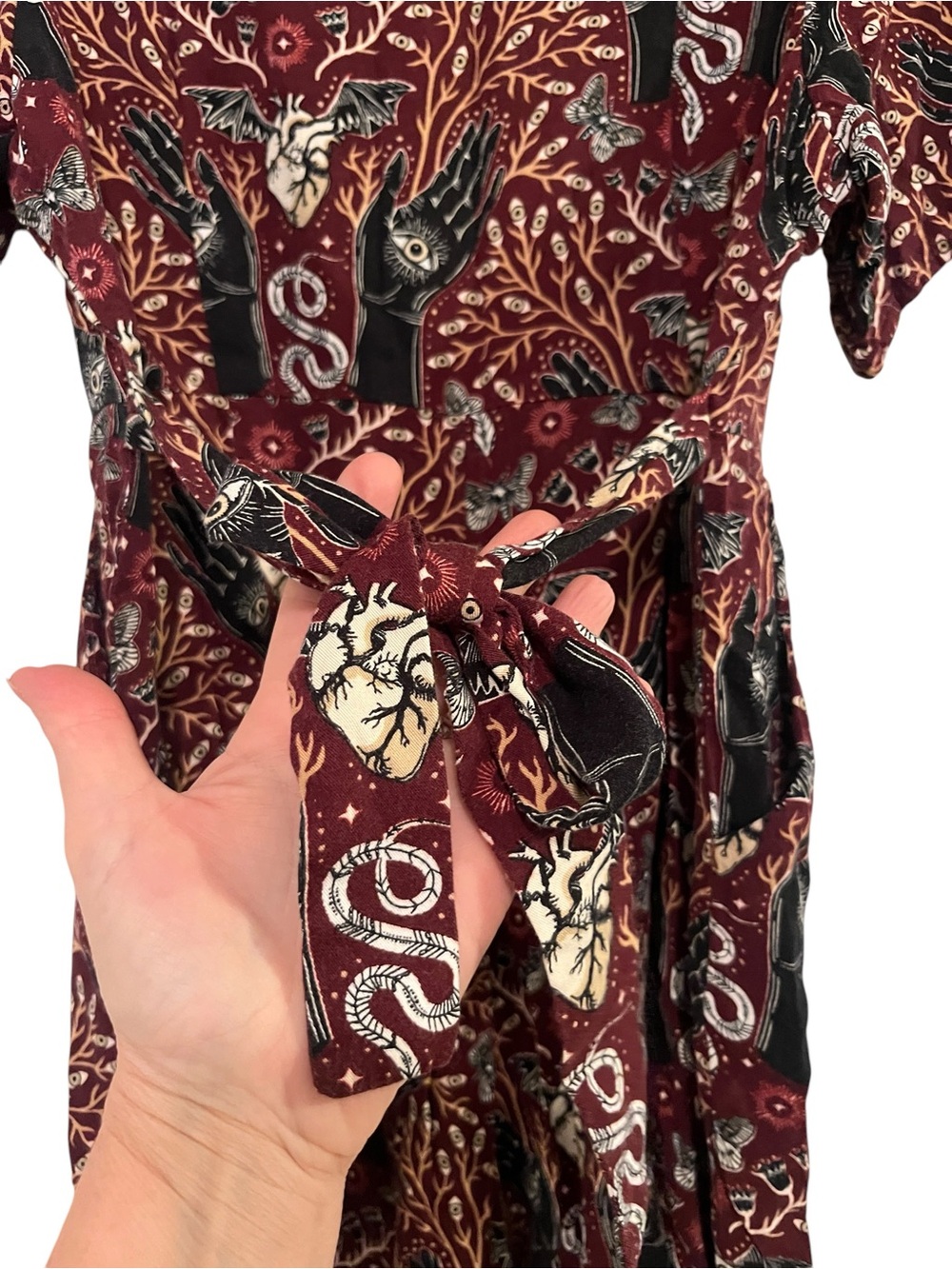 Disturbia Hemlock Button Up V Neck Playsuit Romper Sz 8 - Picture 8 of 13